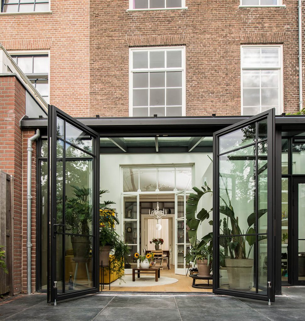 Uitbouw en renovatie · Bilderdijkstraat Leiden - uitbreiding door CJ de Boer