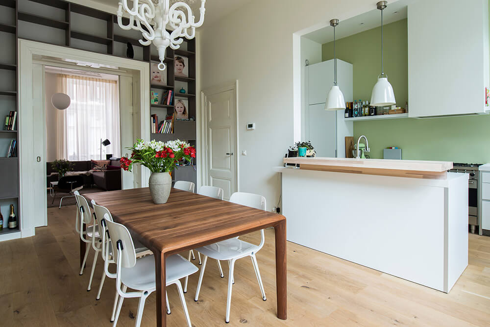 Uitbouw en renovatie · Bilderdijkstraat Leiden - uitbreiding door CJ de Boer