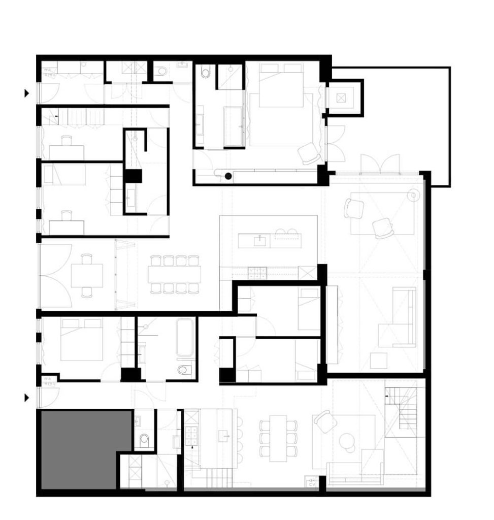 Transformatie fabriekshal tot 2 luxe woningen · Sint-Willibrordusstraat Amsterdam - transformatie door CJ de Boer