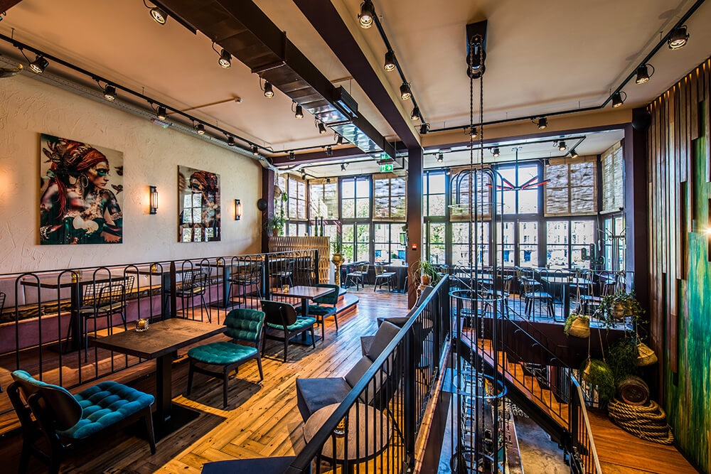 Ontwikkeling restaurant · Restaurant Tabu Leiden - horeca door CJ de Boer