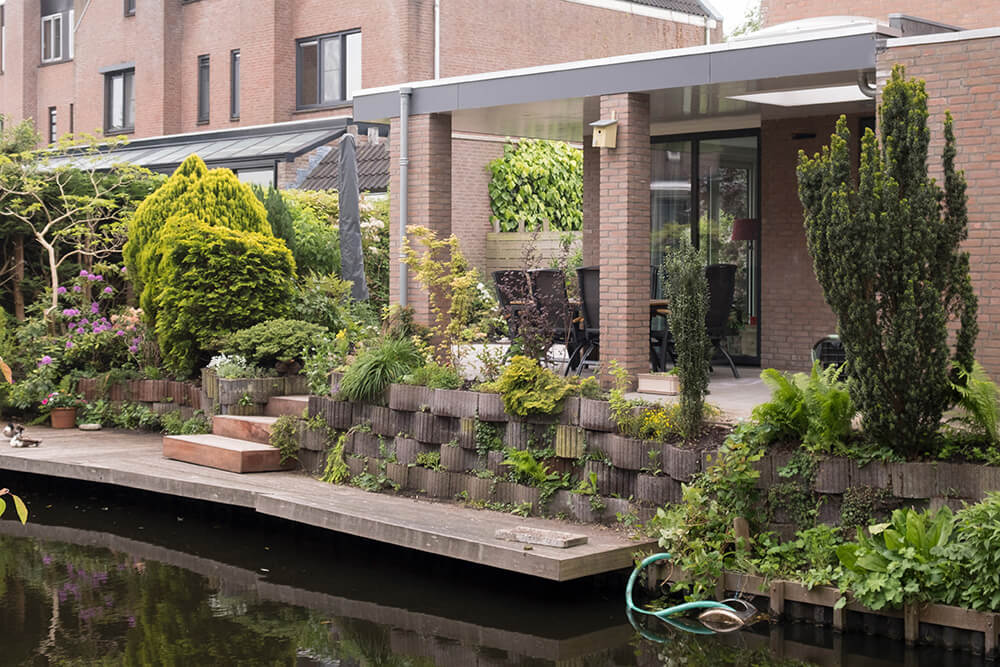 Aanbouw met overkapping/veranda · Rijger Zoeterwoude - uitbreiding door CJ de Boer